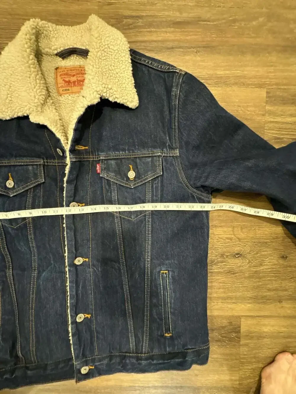 Levi's Type III Sherpa Lined Denim Trucker Jacket Size L